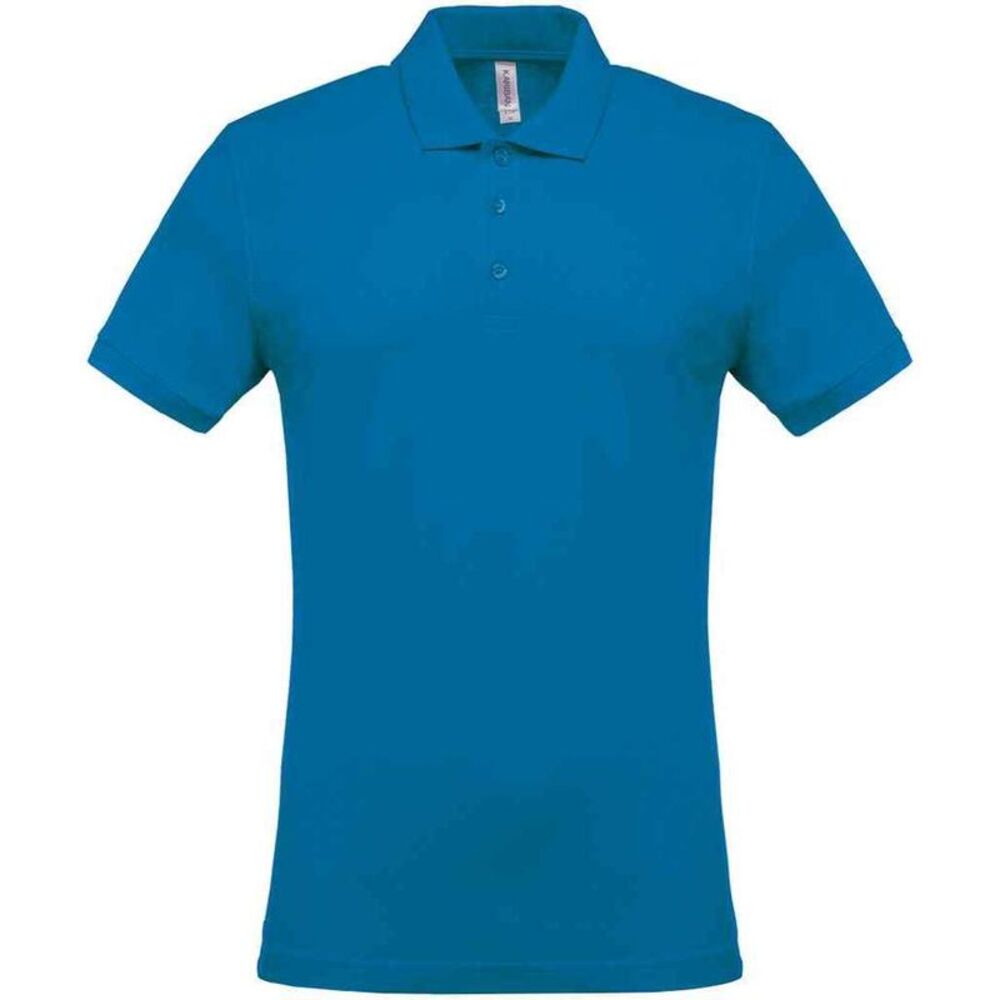 Kariban Mens Pique Polo Shirt / Tropical Blue
